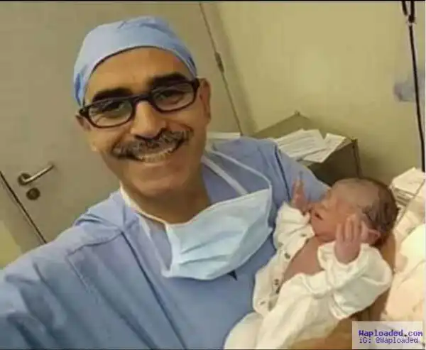 Photo of baby born in 